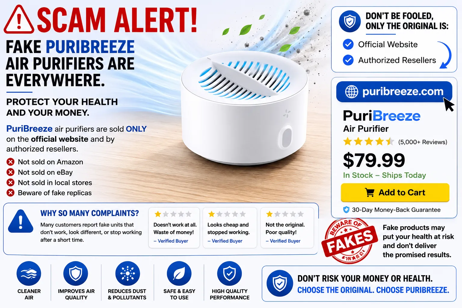 PuriBreeze scam alert