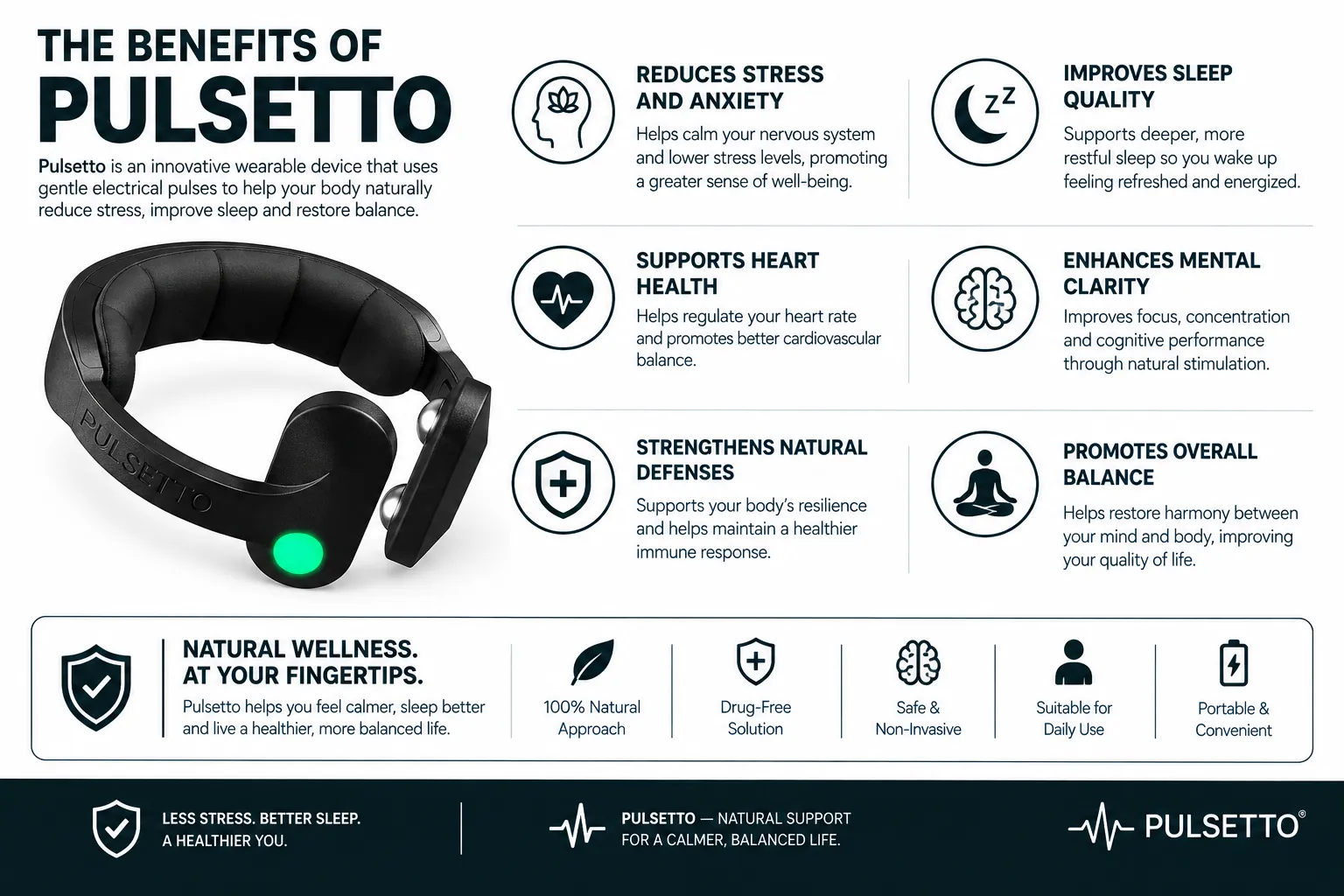 Pulsetto key benefits